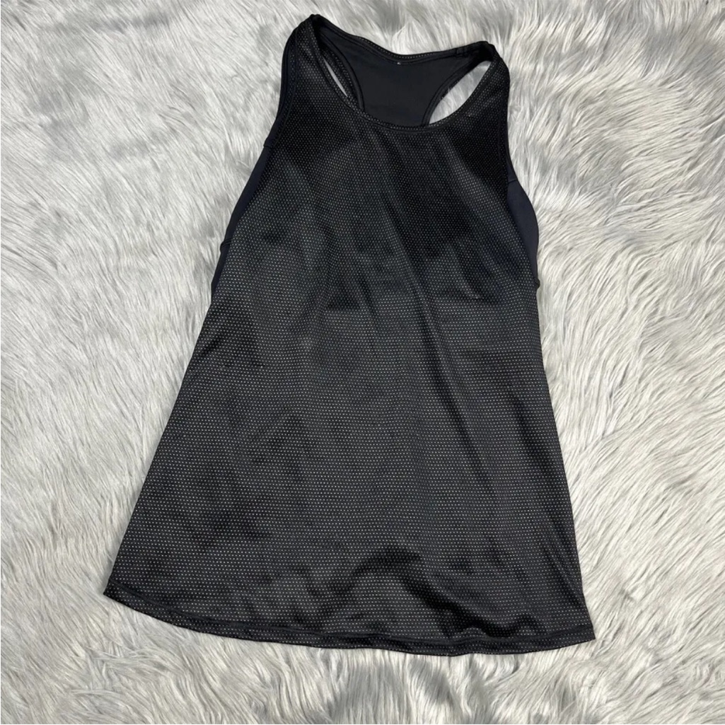 Lululemon Pushing Limits Shelf Tank 2 In 1 Black Size 4